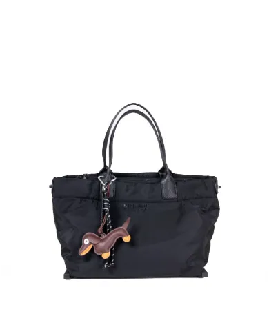 FRI-YAY Borsa mano tessuto Marta Nero