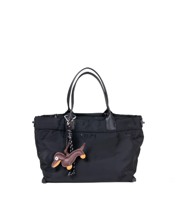 FRI-YAY Borsa mano tessuto Marta Nero