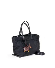 FRI-YAY Borsa mano tessuto Marta Nero