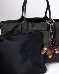 FRI-YAY Borsa mano tessuto Marta Nero