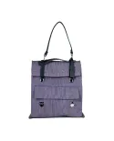 FRI-YAY Borsa zaino in tessuto Igor Blu/Marrone