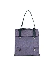 FRI-YAY Borsa zaino in tessuto Igor Blu/Marrone