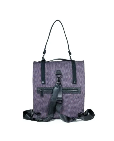 FRI-YAY Borsa zaino in tessuto Igor Blu/Marrone