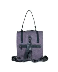 FRI-YAY Borsa zaino in tessuto Igor Blu/Marrone