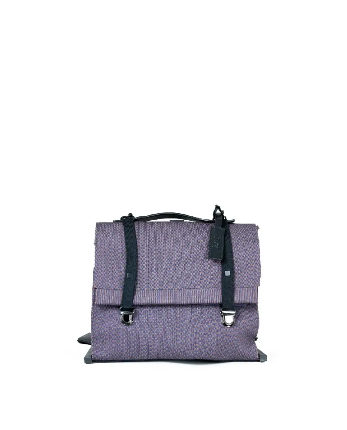 FRI-YAY Borsa zaino in tessuto Igor Blu/Marrone