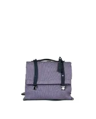 FRI-YAY Borsa zaino in tessuto Igor Blu/Marrone