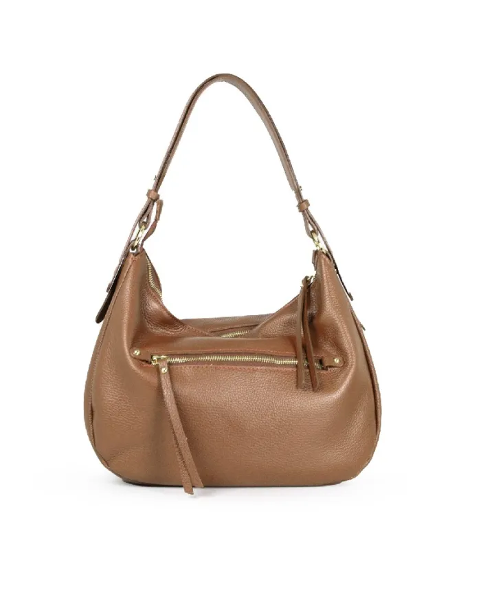 Caleidos Borsa grande in pelle Marrone