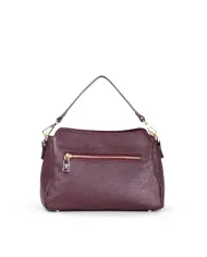 Caleidos Borsa piccola in pelle Bordeaux