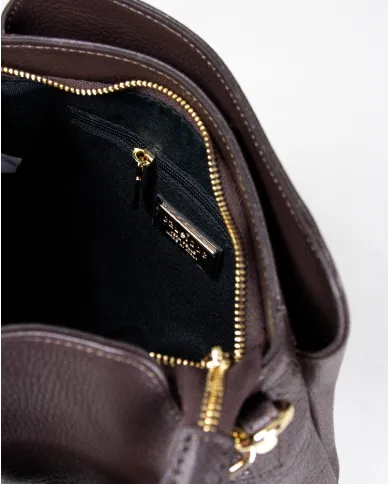 Caleidos Borsa piccola in pelle Testa moro