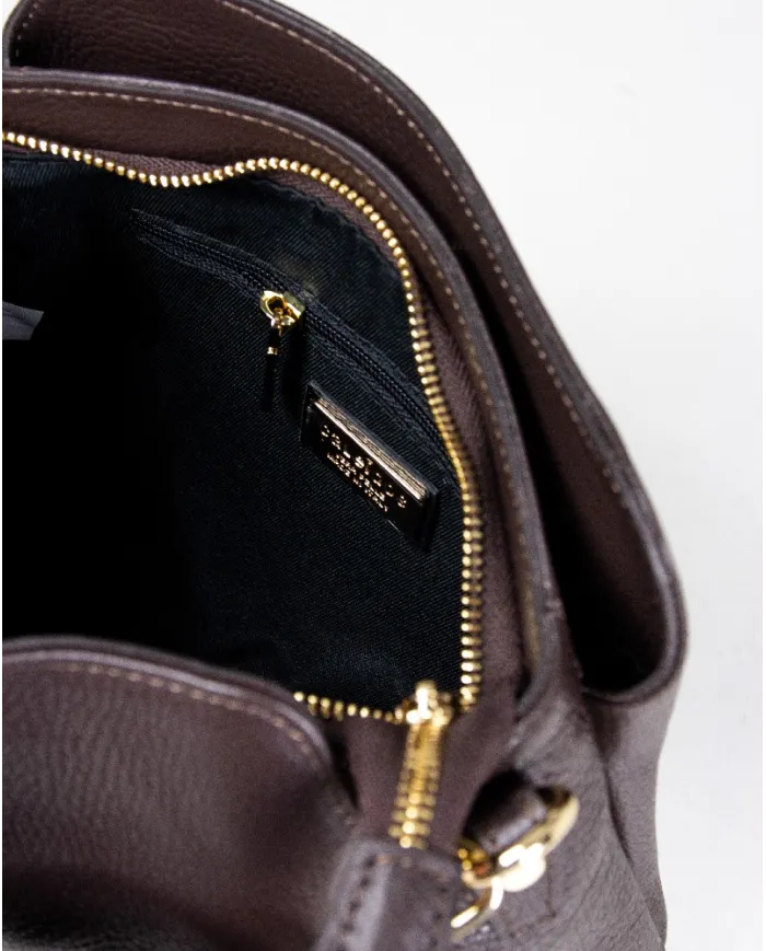 Caleidos Borsa piccola in pelle Testa moro