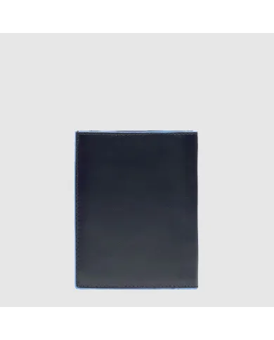 Piquadro Portafoglio verticale uomo, Blue Square