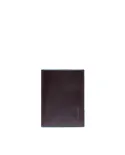 Piquadro Portafoglio verticale uomo, Blue Square Mogano