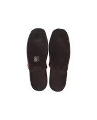 Acciaio Pantofole in cuoio