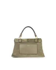 Loristella Borsa a mano pelle scamosciata Kendall Verde