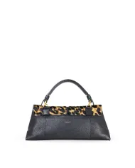 Loristella Borsa a mano in pelle Kendall Maculato/Nero