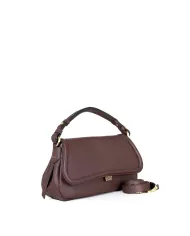 Loristella Borsa a tracolla in pelle Clea Testa moro