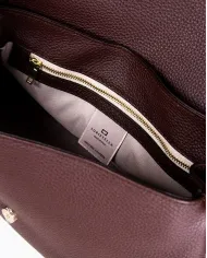 Loristella Borsa a tracolla in pelle Clea Testa moro