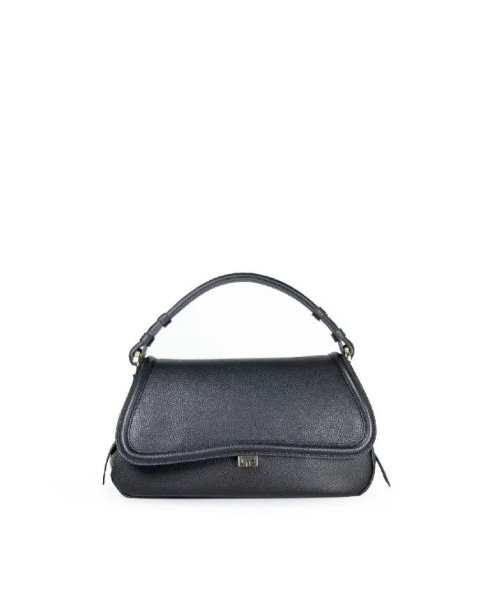 Loristella Borsa a tracolla in pelle Clea Nero