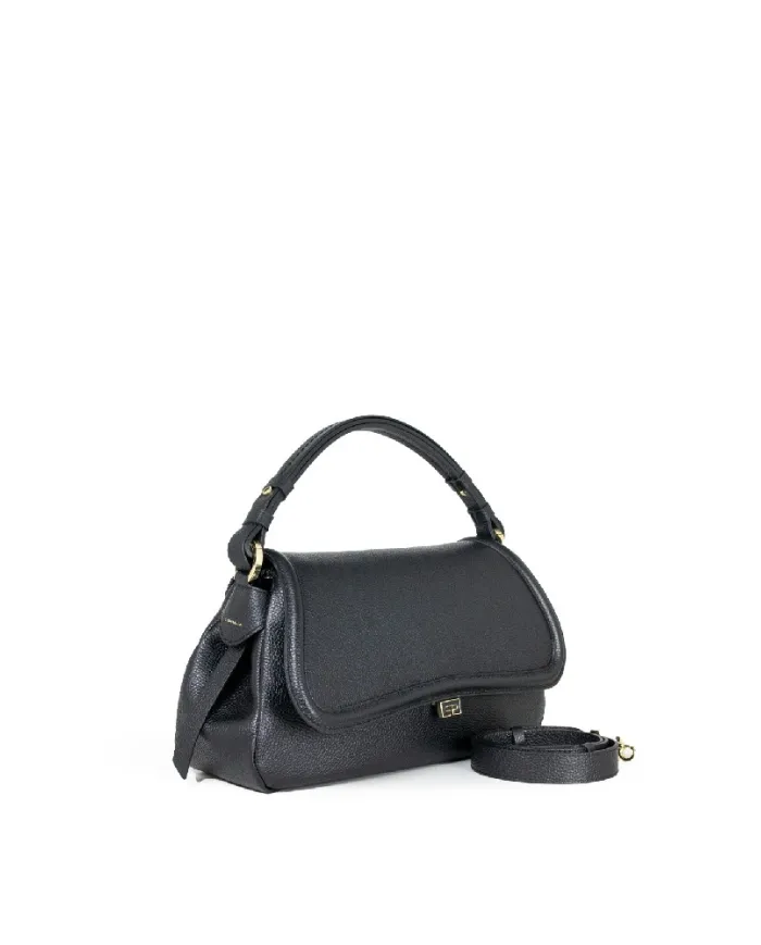 Loristella Borsa a tracolla in pelle Clea Nero