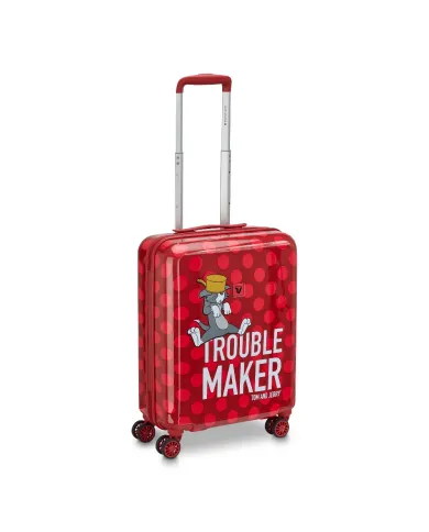 Roncato Trolley bagaglio a mano Tom & Jerry Rosso