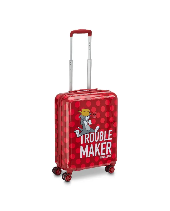 Roncato Trolley bagaglio a mano Tom & Jerry Rosso
