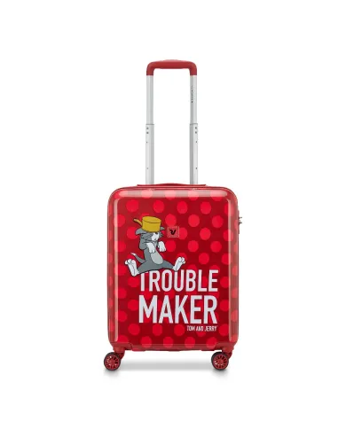 Roncato Trolley bagaglio a mano Tom & Jerry Rosso