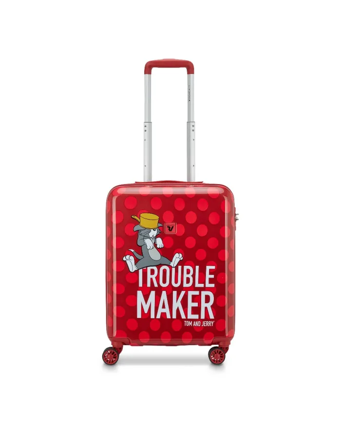 Roncato Trolley bagaglio a mano Tom & Jerry Rosso
