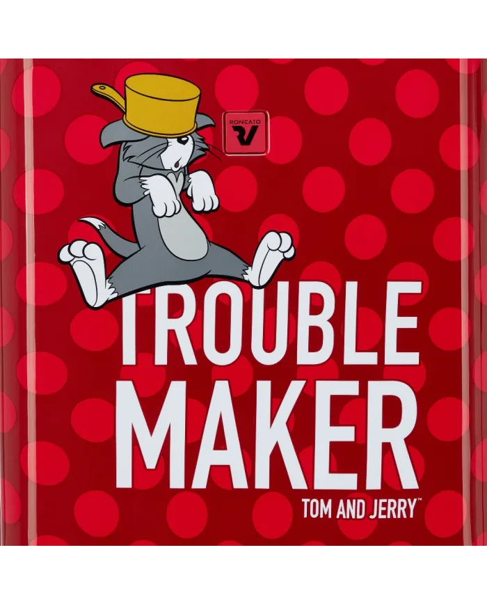 Roncato Trolley bagaglio a mano Tom & Jerry Rosso