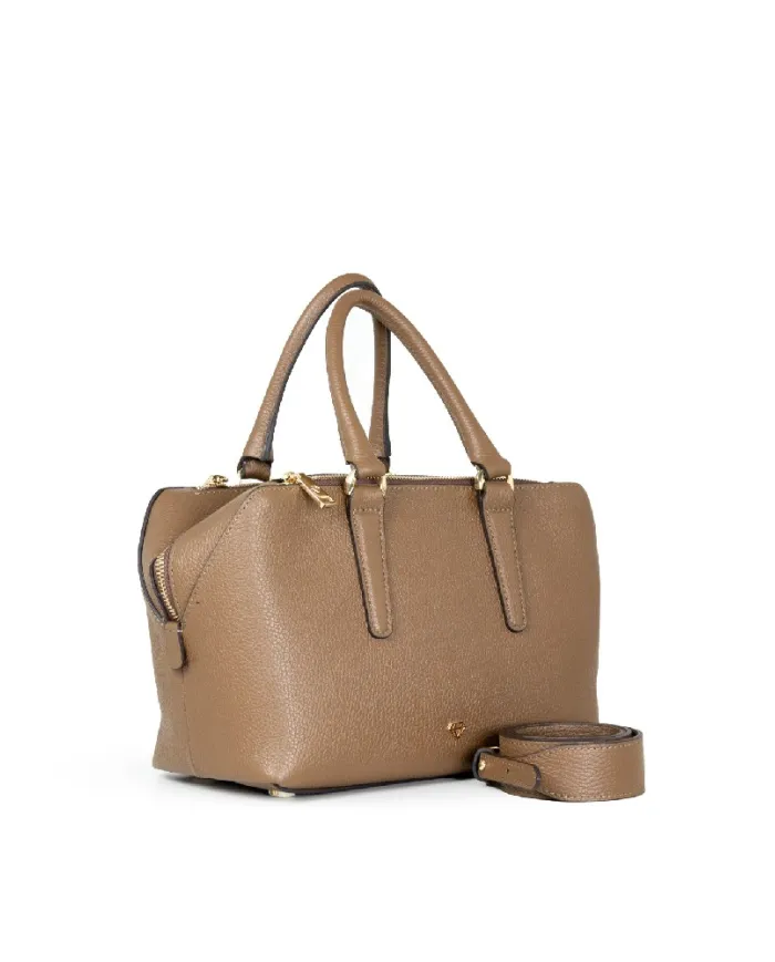 Caleidos Borsa a mano piccola in pelle Marrone