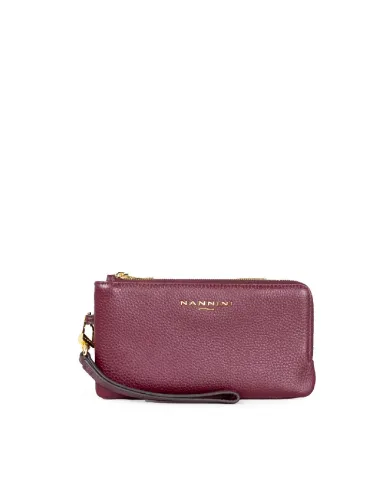 Nannini Portafoglio pochette Bordeaux