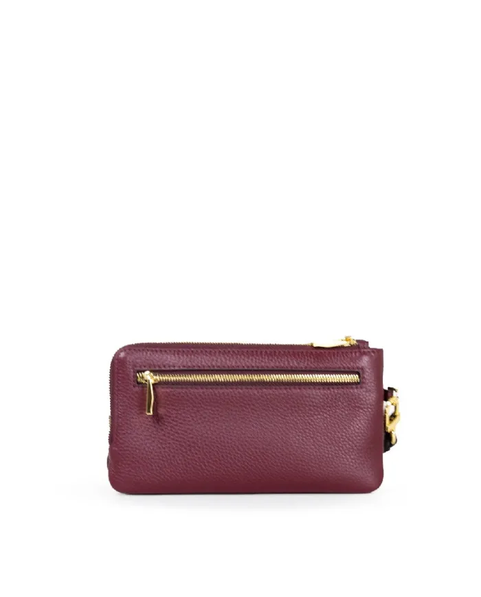 Nannini Portafoglio pochette Bordeaux