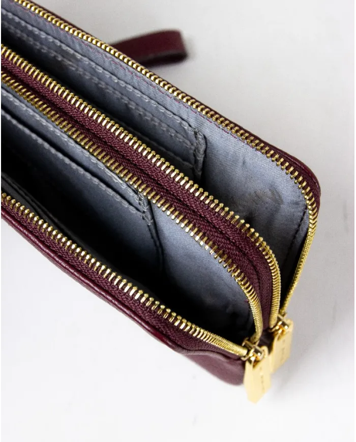 Nannini Portafoglio pochette Bordeaux
