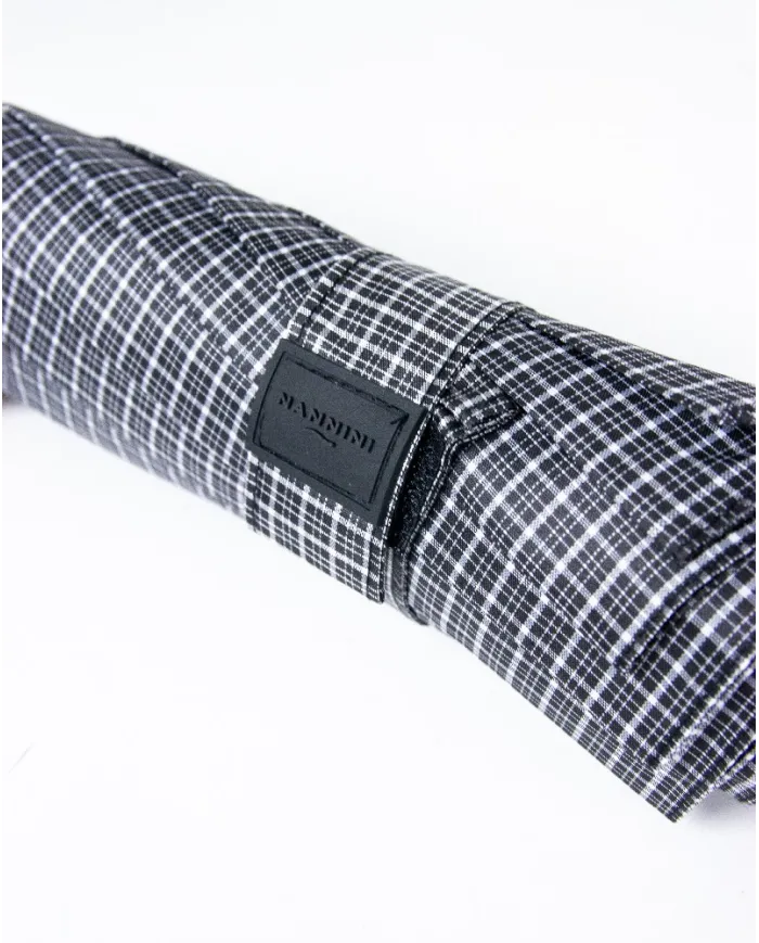 Nannini Ombrello con custodia tessuto spugnoso Grigio/Nero