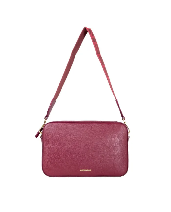 Coccinelle Borsa in pelle Tebe mini Bordeaux