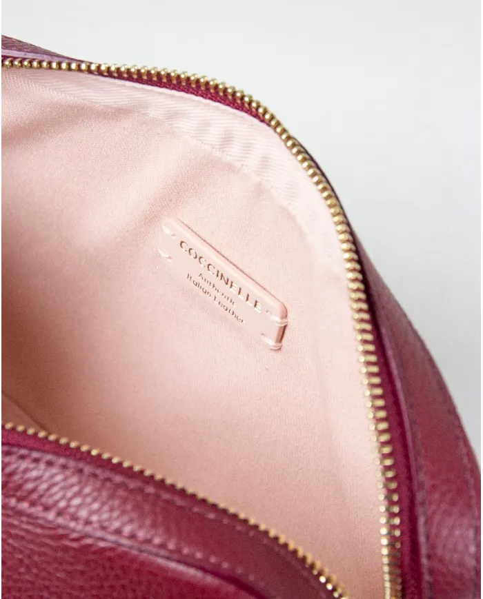 Coccinelle Borsa in pelle Tebe mini Bordeaux