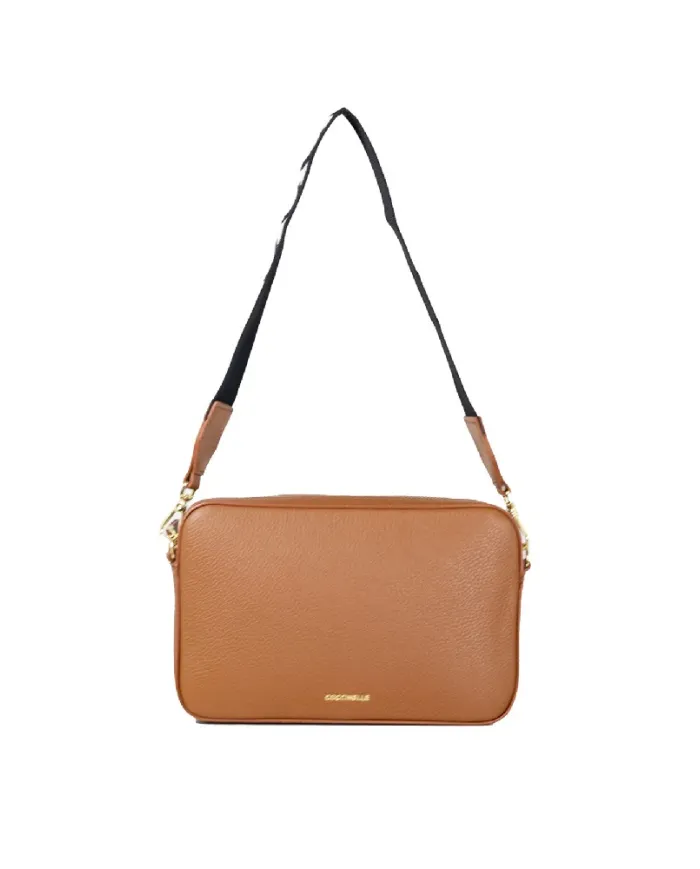 Coccinelle Borsa in pelle Tebe mini Cognac