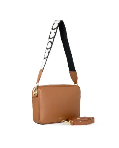 Coccinelle Borsa in pelle Tebe mini Cognac