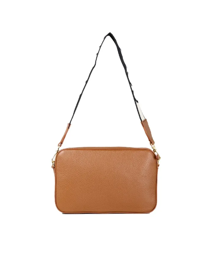Coccinelle Borsa in pelle Tebe mini Cognac