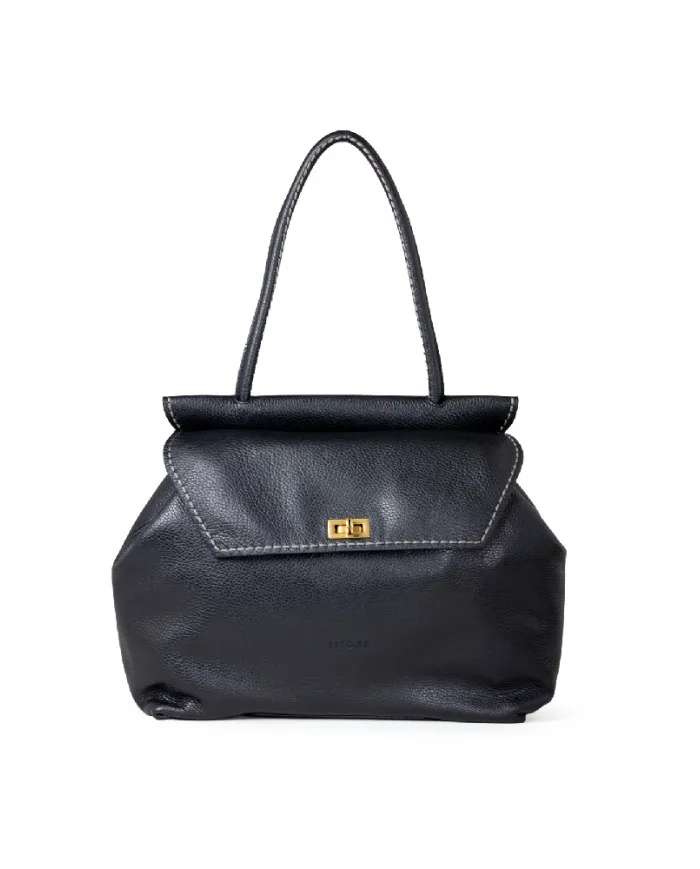 Visona Borsa grande in pelle Cleo Nero
