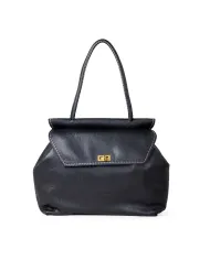 Visona Borsa grande in pelle Cleo Nero