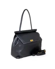 Visona Borsa grande in pelle Cleo Nero