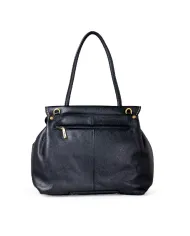 Visona Borsa grande in pelle Cleo Nero