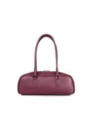 Loristella Borsa in pelle Linda Bordeaux