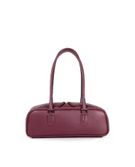 Loristella Borsa in pelle Linda Bordeaux