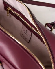 Loristella Borsa in pelle Linda Bordeaux