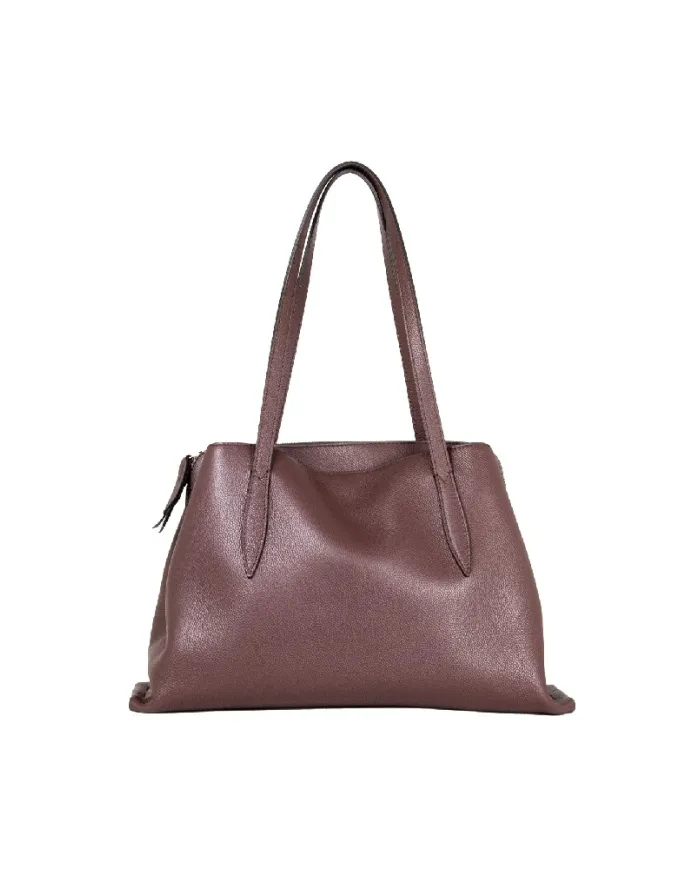 Loristella Borsa a tracolla pelle Lorenza Bordeaux