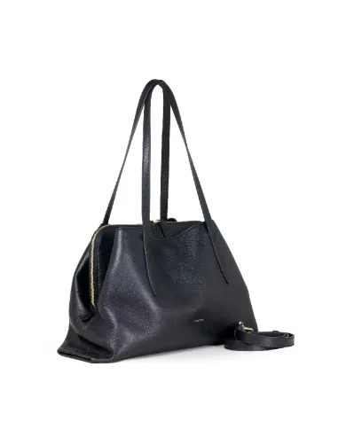 Loristella Borsa a tracolla pelle Lorenza Nero