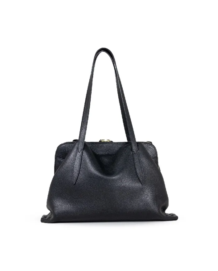 Loristella Borsa a tracolla pelle Lorenza Nero