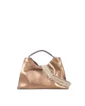 Gianni Chiarini Borsa grande pelle laminata Aurora Bronzo