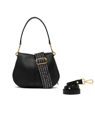 Gianni Chiarini Borsa donna in pelle Helena Round Nero